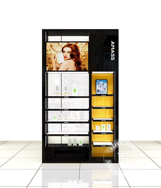 阿瑪施化妝品背柜實(shí)物圖