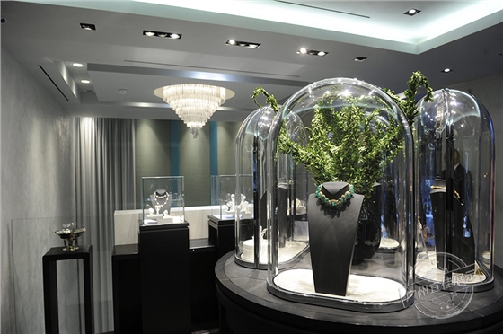 圓形玻璃珠寶展柜 圓形玻璃珠寶展柜