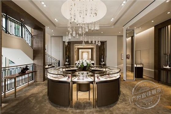 圓形玻璃珠寶展柜 圓形玻璃珠寶展柜