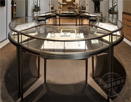 定做玻璃珠寶展示柜 定做玻璃珠寶展示柜