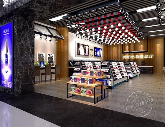 廣州化妝品展示柜制作多少錢