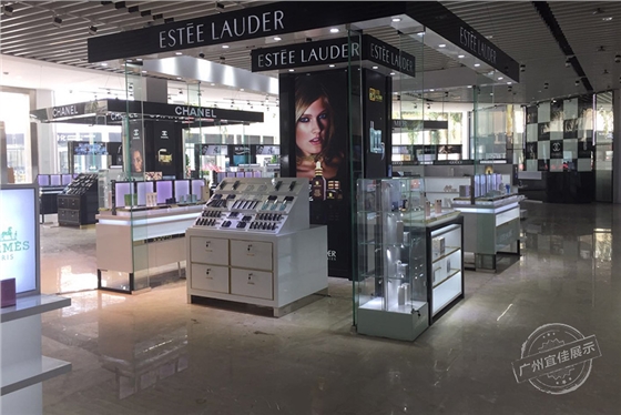 免稅店化妝品展柜