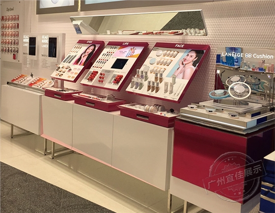 韓式化妝品展示柜 韓式化妝品展示柜