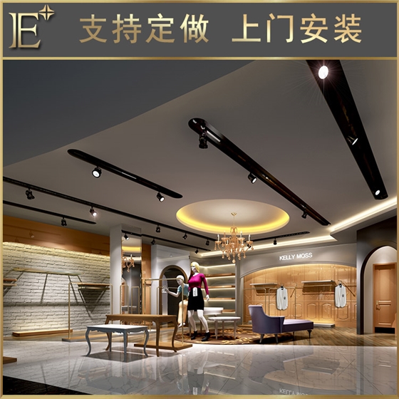 服裝店用的展示架 服裝店用的展示架