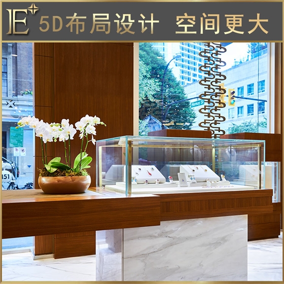 l形珠寶展柜 l形珠寶展柜