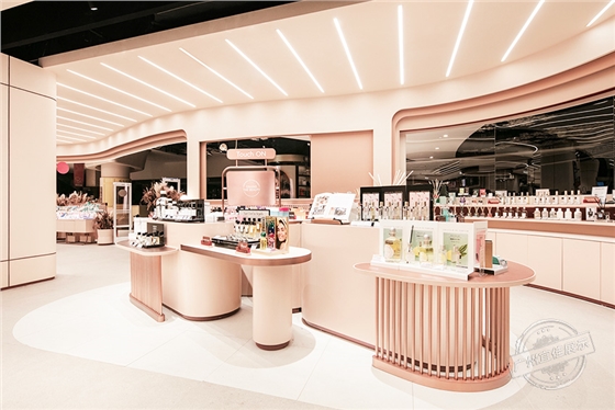 化妝品柜臺展示