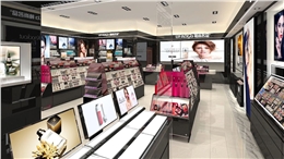 集合店化妝品展柜 案例