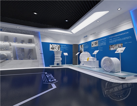 集團展廳展柜設計制作