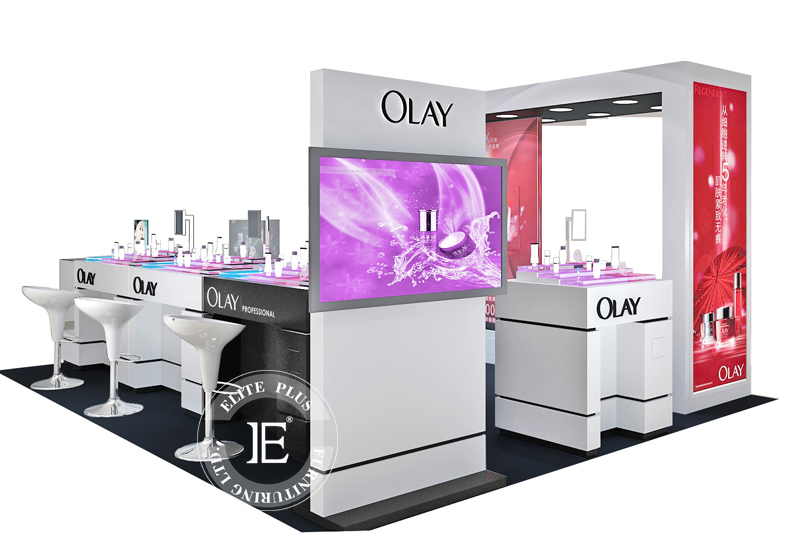 玉蘭油化妝品展柜