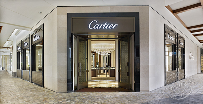 卡地亞珠寶展柜