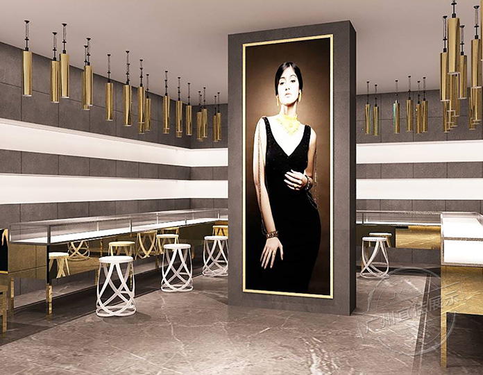 不銹鋼珠寶展柜