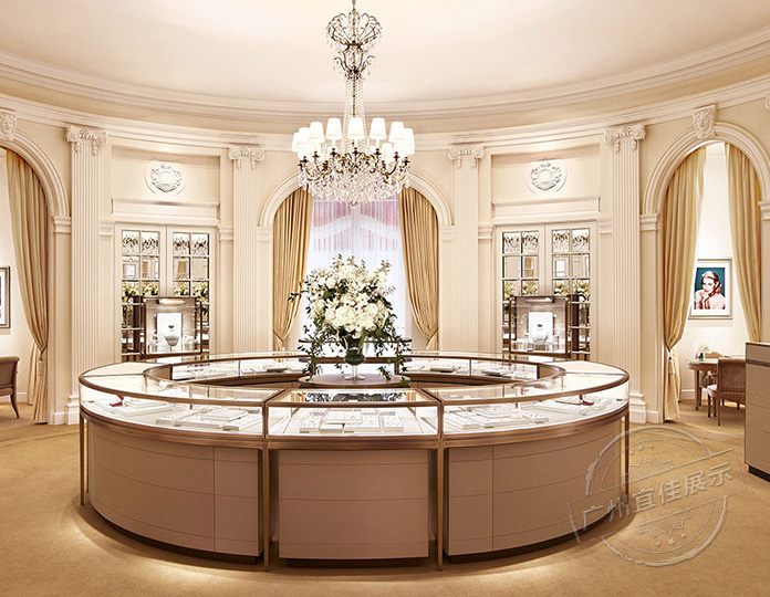 圓形歐式珠寶展柜價(jià)格