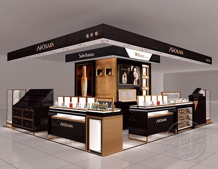 烤漆化妝品展柜