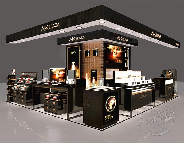 烤漆化妝品展柜