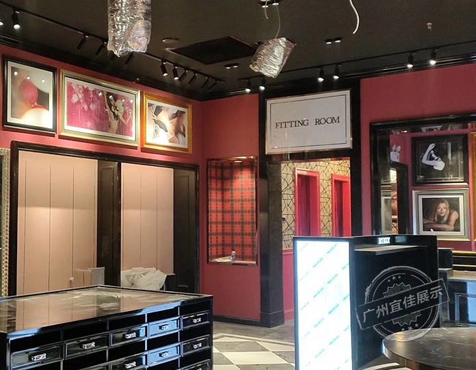 廣州服裝展柜定制