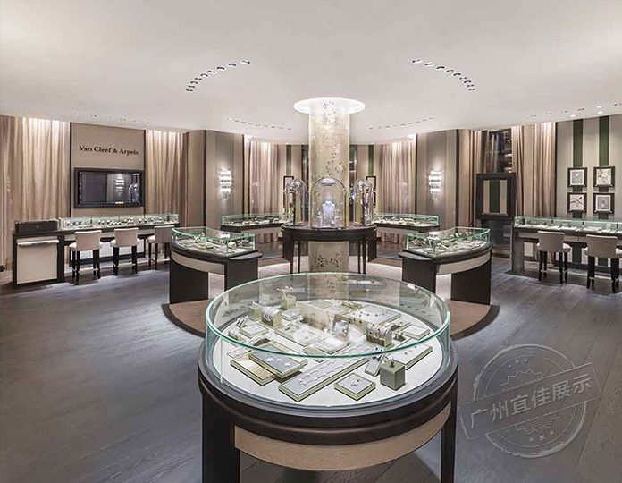 半圓形珠寶展柜