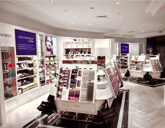 烤漆化妝品展柜制作廠家