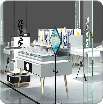 化妝品商場(chǎng)展柜