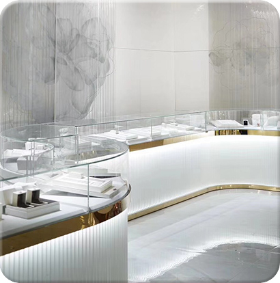 弧形珠寶展柜