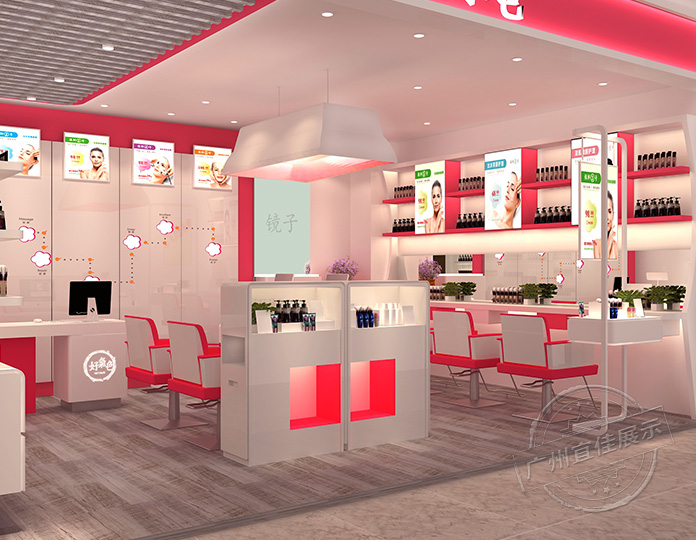 東營化妝品展柜廠