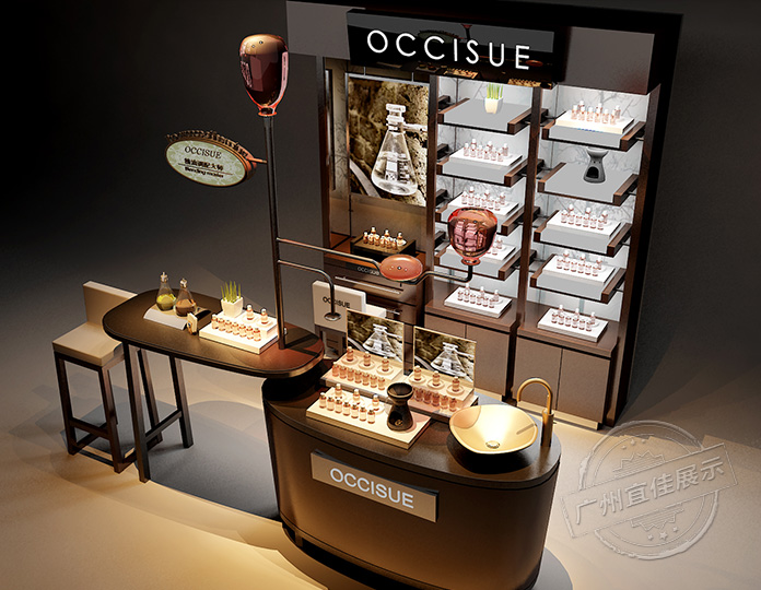 護(hù)膚化妝品展示柜廠