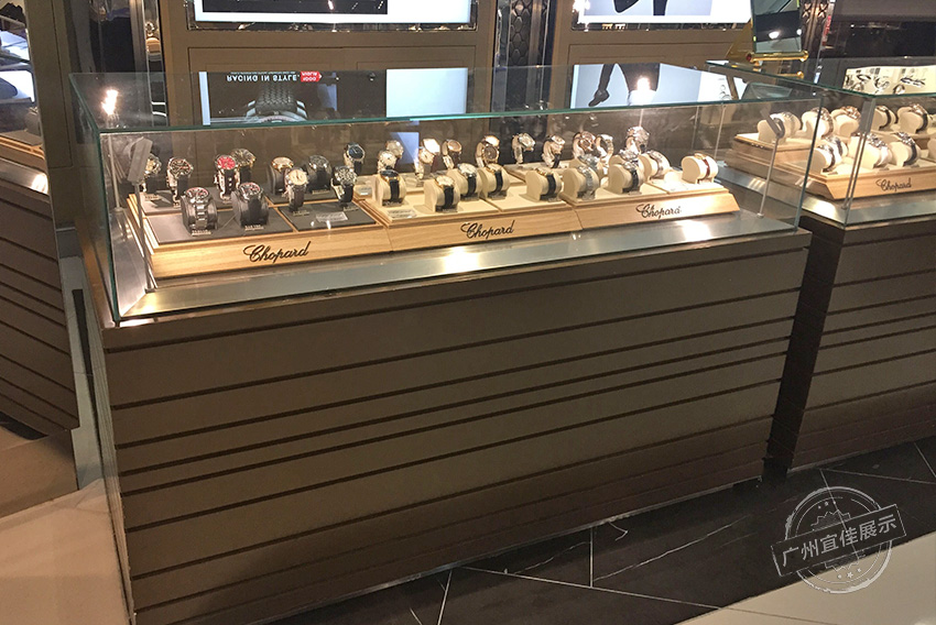 不銹鋼玻璃手表展柜