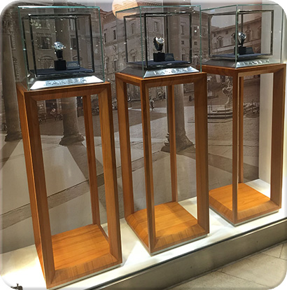 木紋玻璃手表展柜