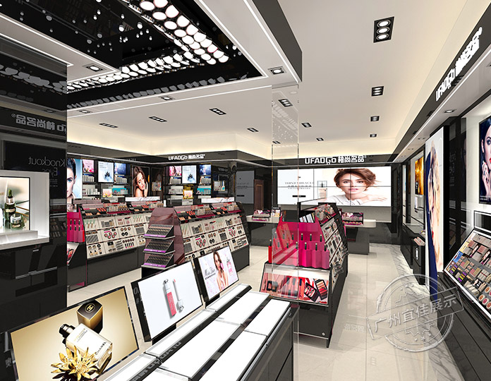 化妝品展示柜設(shè)計制作