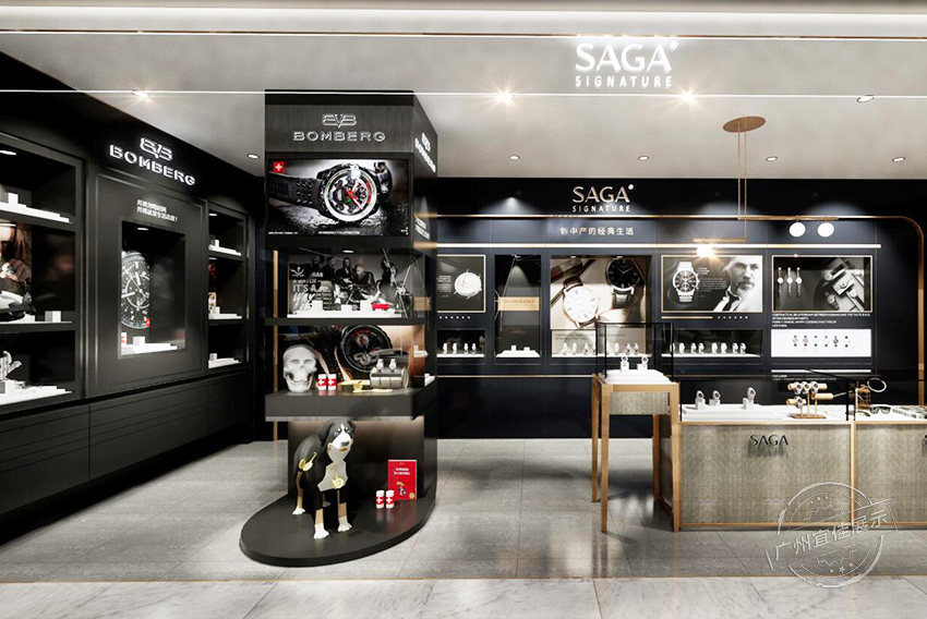 得利鐘表集團(tuán)展廳制作