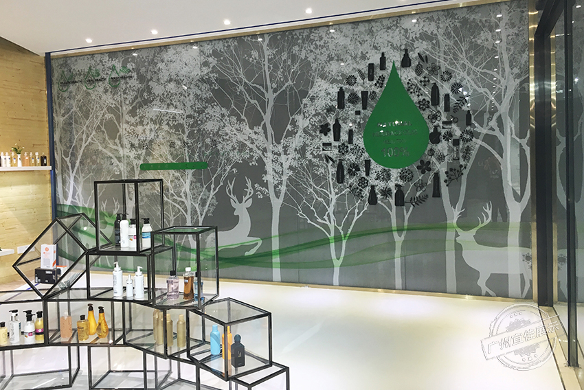 化妝品展示廳展柜