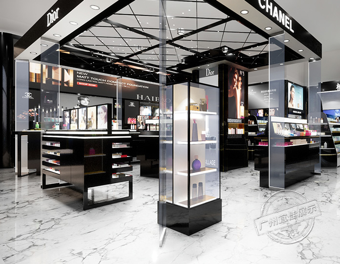 天津化妝品展柜制作
