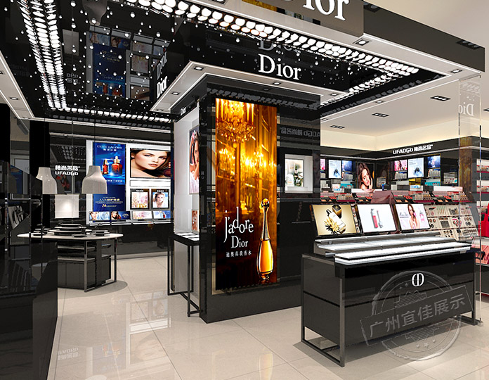 四川哪里定做化妝品展示柜