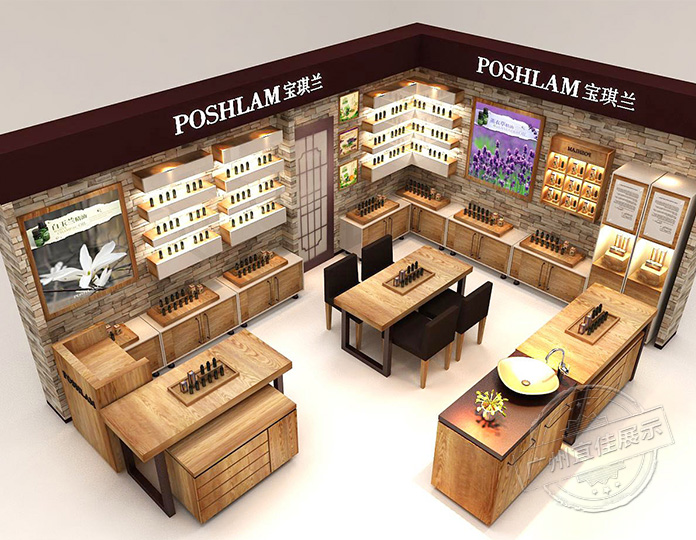 浙江化妝品展柜定做