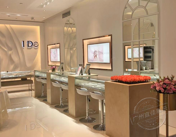 定制珠寶柜臺(tái)展示柜