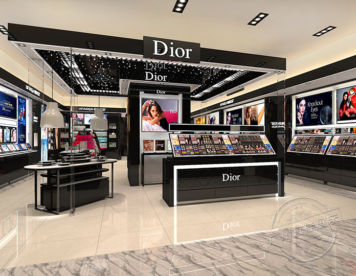 西安化妝品展柜訂做