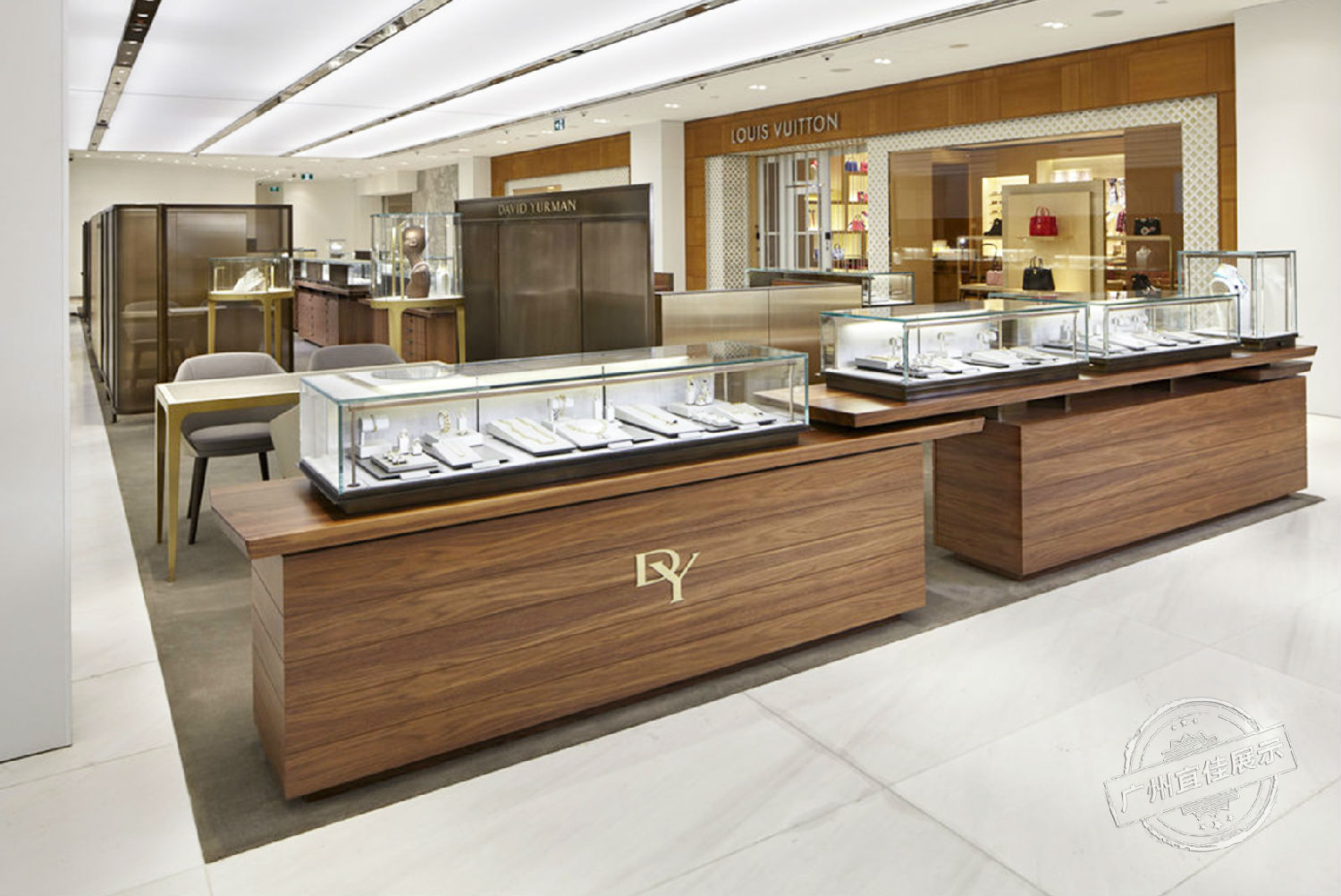 David Yurman 珠寶展柜