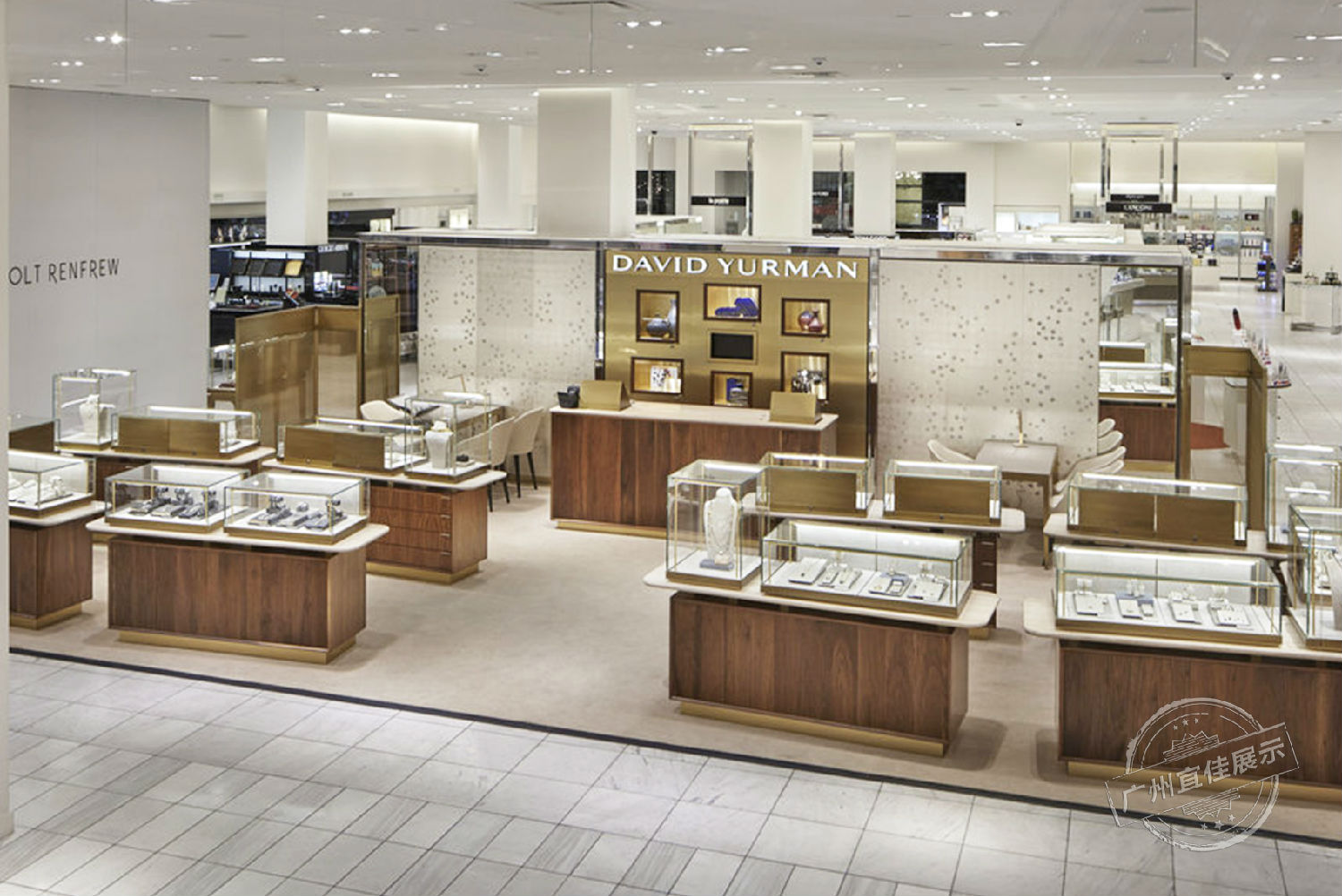 David Yurman 珠寶展柜