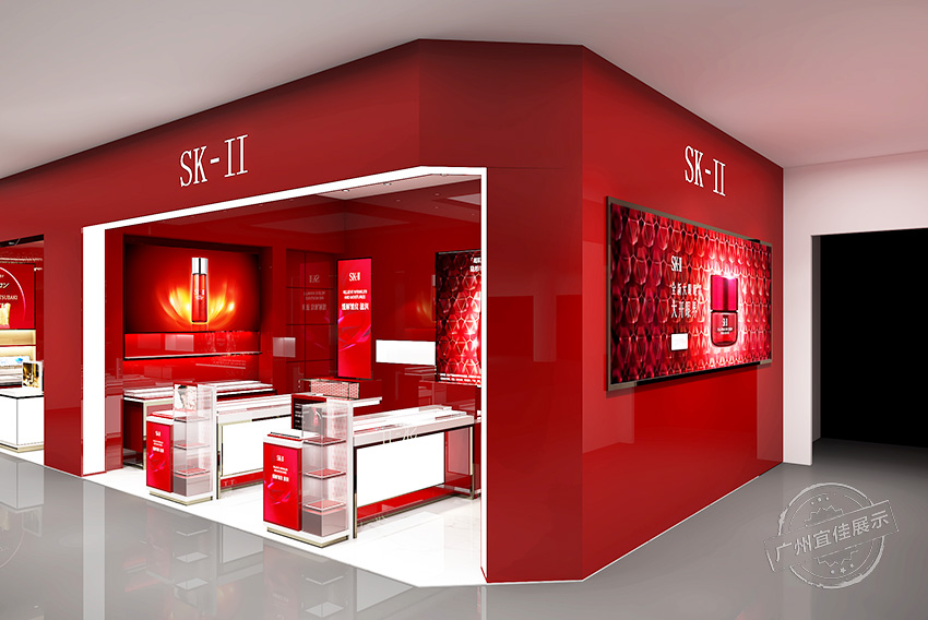 SK-II 護膚品展柜