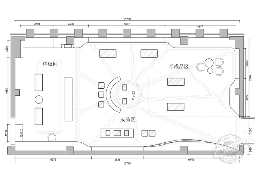 DERIK 化妝品玻璃展柜