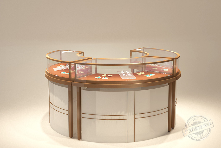 鈦金珠寶展柜