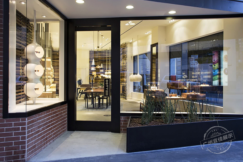 實(shí)木眼鏡展柜