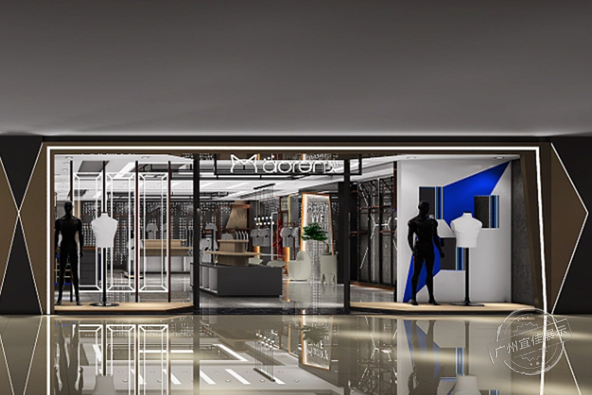 強(qiáng)派服裝展柜