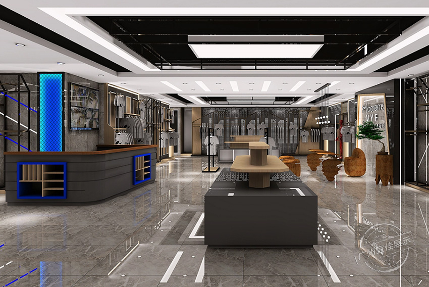 強(qiáng)派服裝展柜