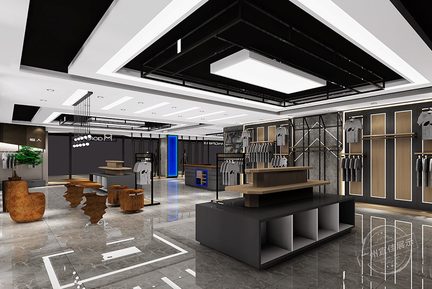 強(qiáng)派服裝展柜