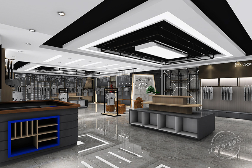 強(qiáng)派服裝展柜