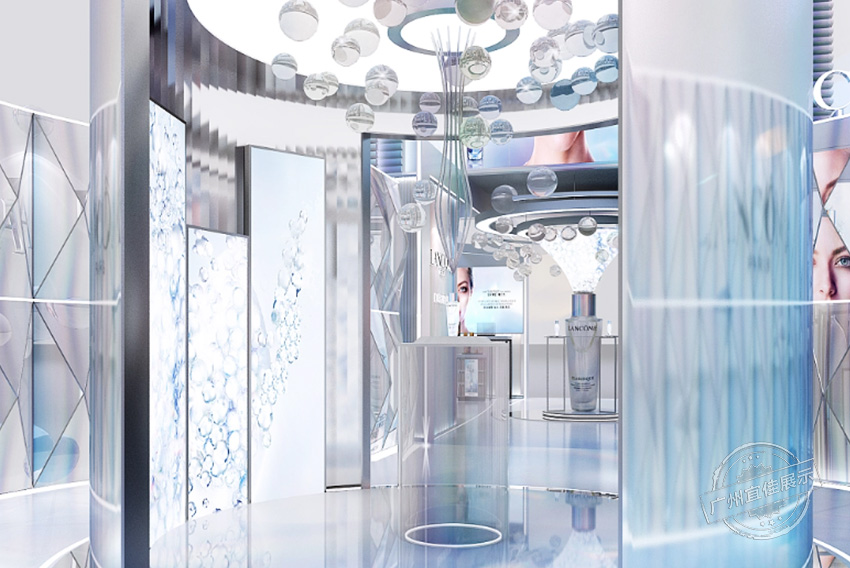 LANCOME蘭蔻 快閃店化妝品展柜