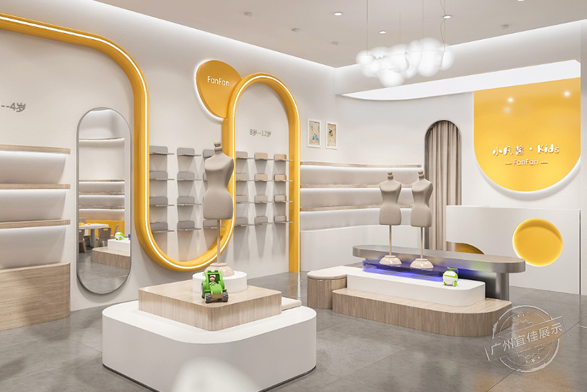 小凡醬kids 童裝服裝展柜