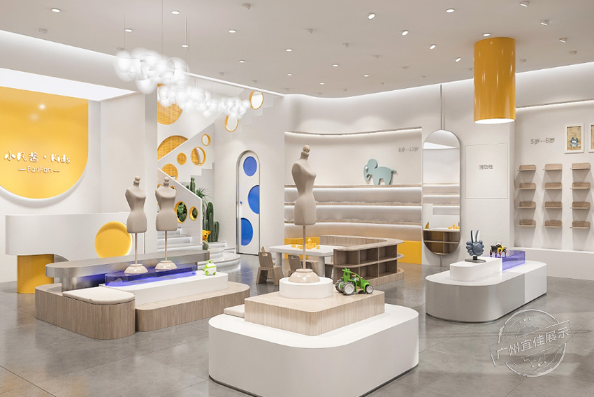 小凡醬kids 童裝服裝展柜