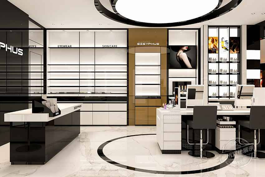 化妝品背柜設(shè)計