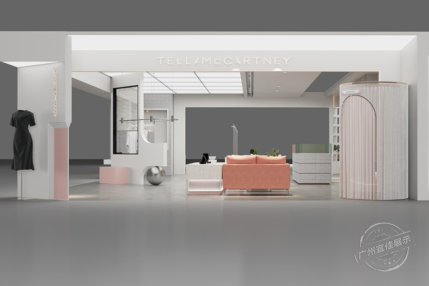 Stella Mccartney 快閃店服裝展柜